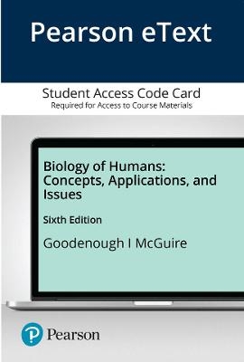 Biology of Humans - Judith Goodenough, Betty McGuire