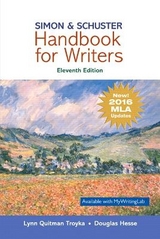 Simon & Schuster Handbook for Writers, MLA Update Edition - Troyka, Lynn; Hesse, Douglas