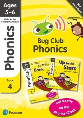 Phonics - Learn at Home Pack 4 (Bug Club), Phonics Sets 10-12 for ages 5-6 (Six stories + Parent Guide + Activity Book) - Rhona Johnston, Joyce Watson, Jill Atkins, Emma Lynch, Paul Shipton