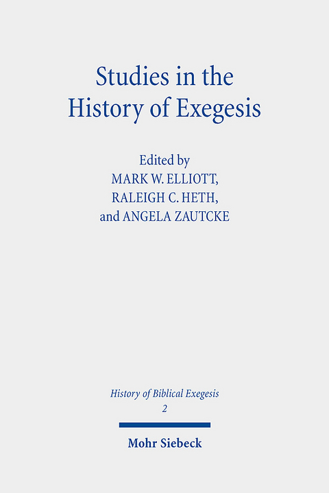 Studies in the History of Exegesis - 