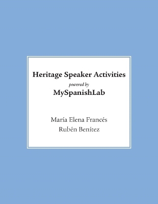 Heritage Speaker Activities -- Access Card -- powered by MyLab Spanish (multi-semester access)