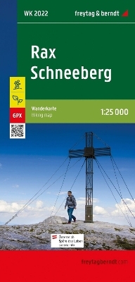 Rax - Schneeberg, Wanderkarte 1:25.000, freytag & berndt, WK 2022