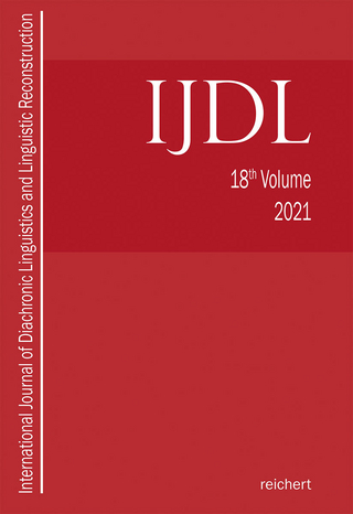 International Journal of Diachronic Linguistics and Linguistic Reconstruction