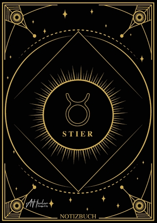 Edles Notizbuch Sternzeichen Stier | Designed by Alfred Herler