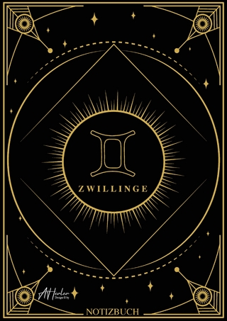 Edles Notizbuch Sternzeichen Zwillinge | Designed by Alfred Herler