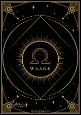 Edles Notizbuch Sternzeichen Waage | Designed by Alfred Herler - Alfred Herler