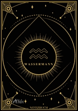 Edles Notizbuch Sternzeichen Wassermann | Designed by Alfred Herler - Alfred Herler