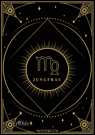 Edles Notizbuch Sternzeichen Jungfrau | Designed by Alfred Herler