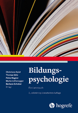 Bildungspsychologie - Spiel, Christiane; Götz, Thomas; Wagner, Petra; Lüftenegger, Marko; Schober, Barbara