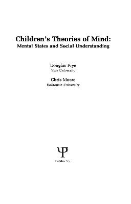 Children's Theories of Mind - 