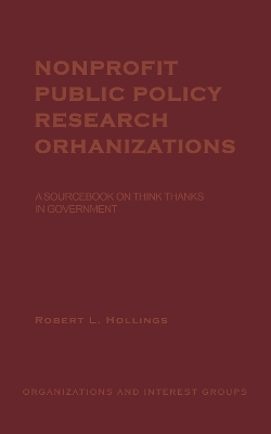 Nonprofit Public Policy Research Organizations - Robert L. Hollings