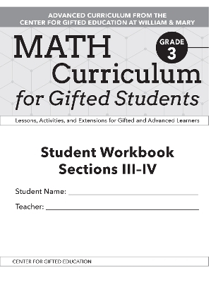 Math Curriculum for Gifted Students