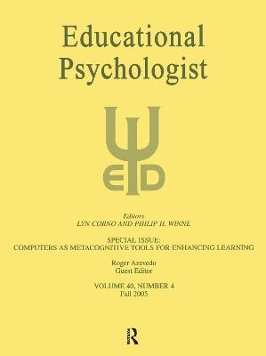 Computers as Metacognitive Tools for Enhancing Learning - 