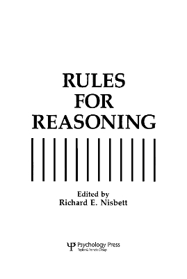 Rules for Reasoning - 
