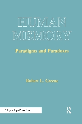 Human Memory - Robert L. Greene