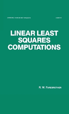 Linear Least Squares Computations -  FAREBROTHER
