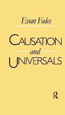 Causation and Universals - Evan Fales