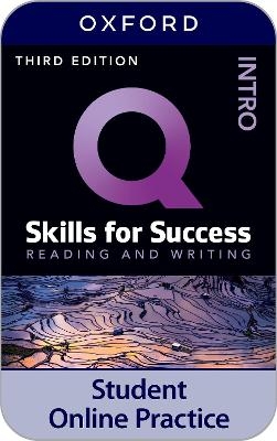 Q Skills for Success Intro Level Reading and Writing iQ Online Practice -  Bixby,  MCVEIGH