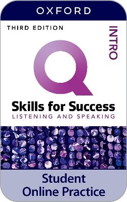 Q Skills for Success Intro Listening and Speaking iQ Online Practice -  McClure,  Vargo,  Sherman