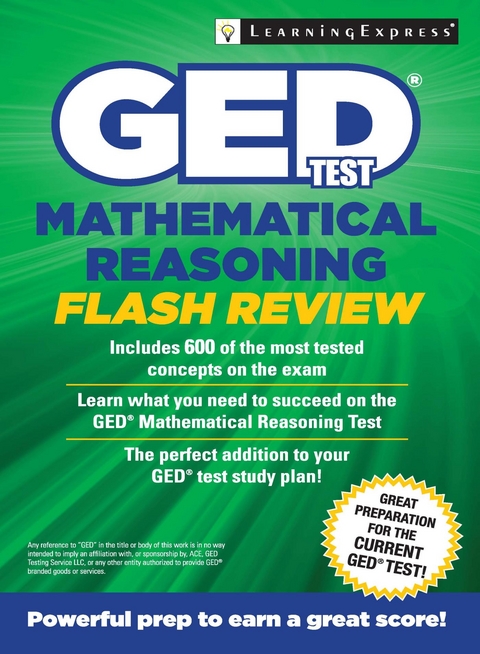 GED Test Mathematics Flash Review -  LLC LearningExpress