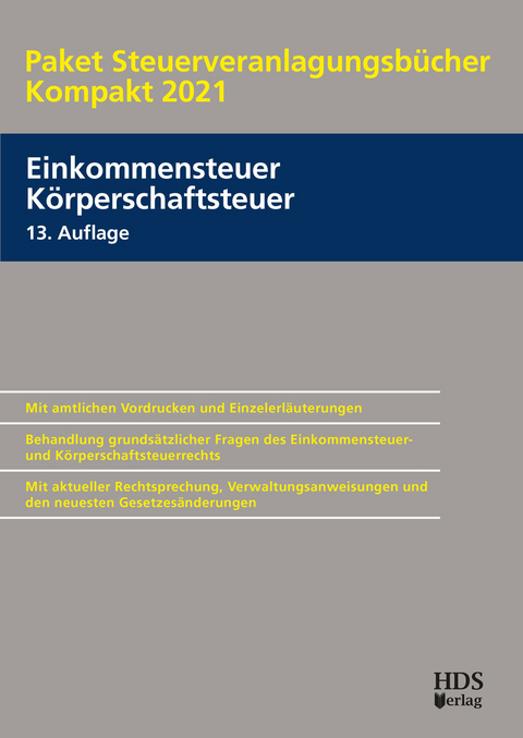 Paket Steuerveranlagungsb&uuml;cher Kompakt 2021 - Thomas Arndt, Uwe Perbey