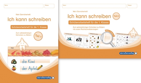 Ich kann schreiben Teil 1 und 2 im Set - Sch&uuml;lerarbeitshefte f&uuml;r die 1. Klasse - Katrin Langhans