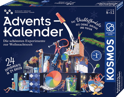 Adventskalender - Die sch&ouml;nsten Experimente zur Weihnachtszeit