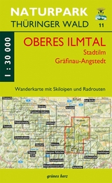 Wanderkarte Oberes Ilmtal, Stadtilm, Gräfinau-Angstedt - 