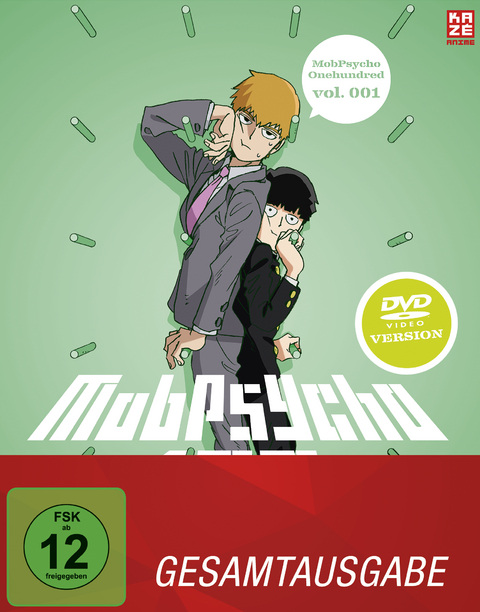 Mob Psycho 100 - 1. Staffel - Gesamtausgabe - DVD Box (2 DVDs) - Yuzuru Tachikawa