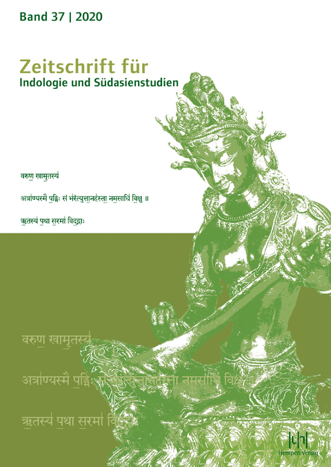 Zeitschrift f&uuml;r Indologie und S&uuml;dasienstudien, Band 37 (2020) - 