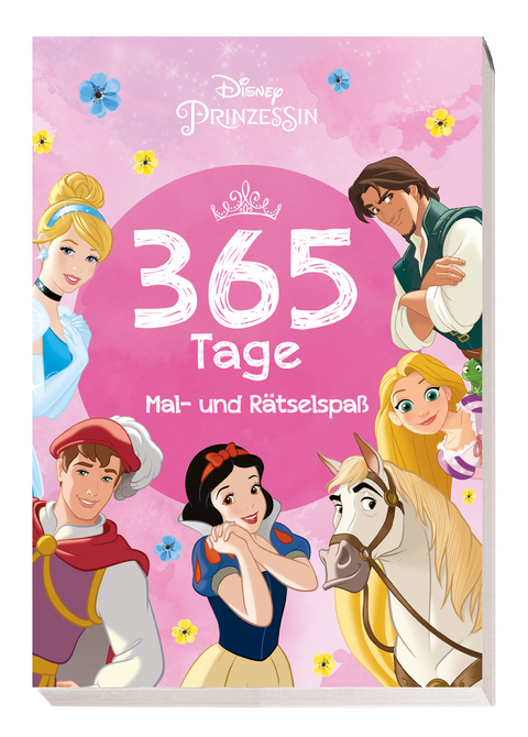 Disney Prinzessin: 365 Tage Mal- und R&auml;tselspa&szlig; -  Panini