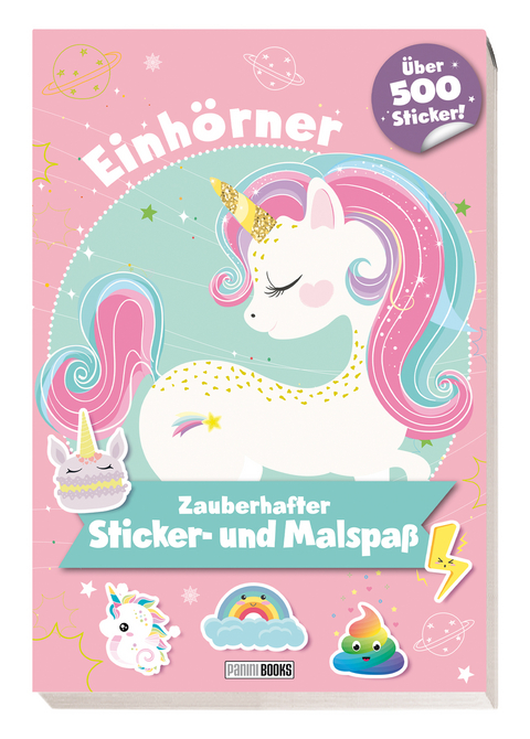Einh&ouml;rner: Zauberhafter Sticker- und Malspa&szlig; -  Panini