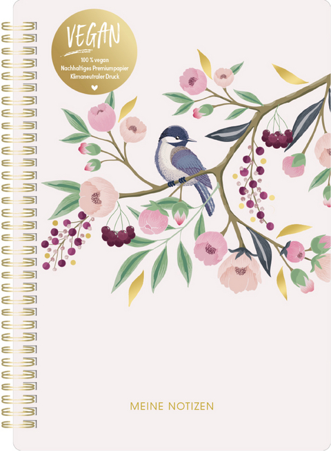 Notizblock "Lovely Flowers" vegan - 