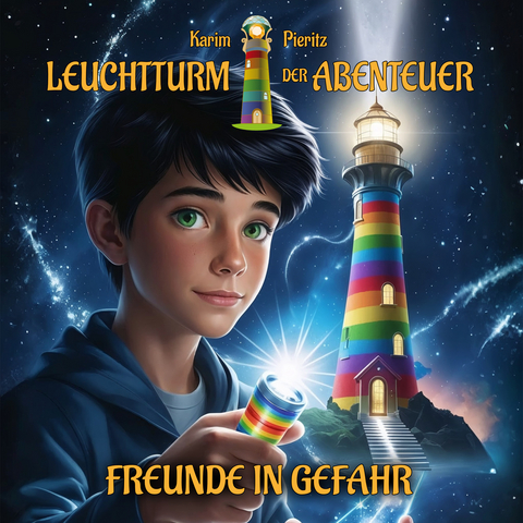 Leuchtturm der Abenteuer 1 Freunde in Gefahr - Spannendes und lustiges H&ouml;rbuch f&uuml;r Kinder ab 8-10 Jahren f&uuml;r Jungen und M&auml;dchen - Karim Pieritz