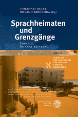 Sprachheimaten und Grenzg&auml;nge - 
