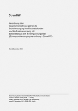 StromGVV &ndash; Stromgrundversorgungsverordnung