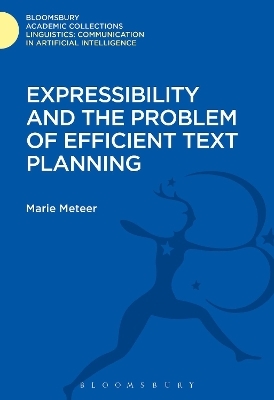 Expressibility and the Problem of Efficient Text Planning - Marie Meteer