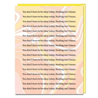 6-Pack Alex Elle for Em & Friends You Don't Have to be Okay Card