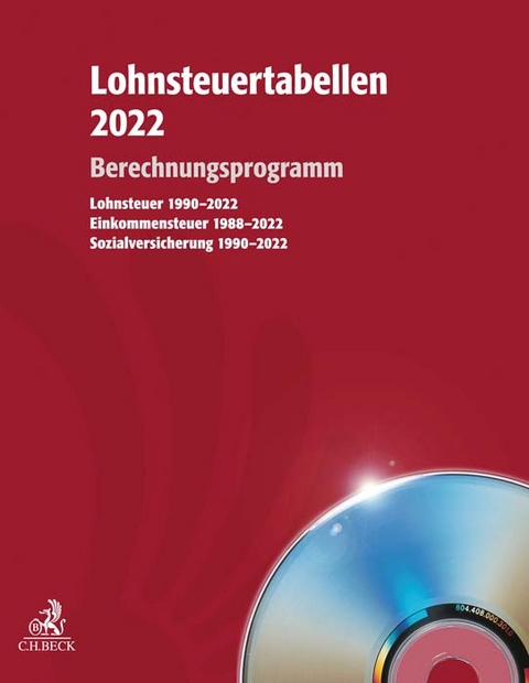 Lohnsteuertabellen 2022 CD-ROM