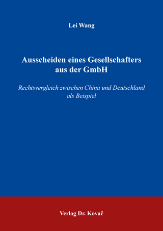 Ausscheiden eines Gesellschafters aus der GmbH