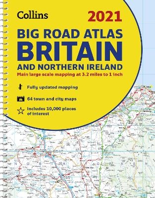 GB Big Road Atlas Britain 2021