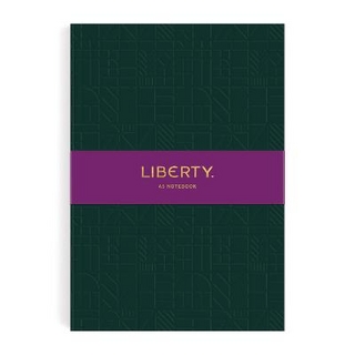 Liberty Dark Green Tudor A5 Embossed Journal