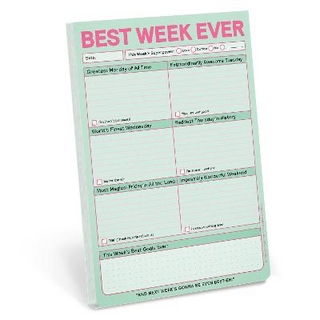 Knock Knock Best Week Ever Pad (Pastel Version)