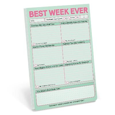 Knock Knock Best Week Ever Pad (Pastel Version) - 