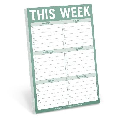 Knock Knock This Week Pad (Green) - 