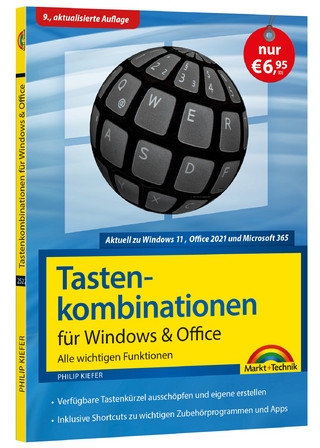 Tastenkombinationen für Windows 11, 10, 8.1, 7 & Office 2021 - 2013 - Alle wichtigen Funktionen