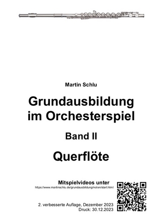 Grundausbildung im Orchesterspiel, Flöte, Band 2