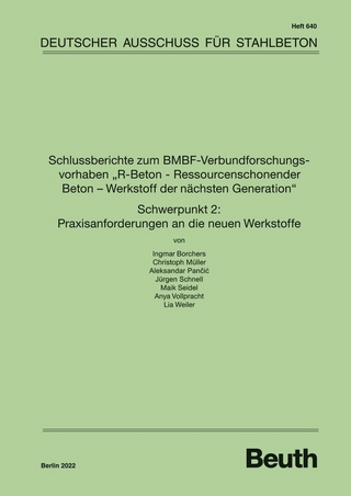 Schlussberichte zum BMBF-Verbundforschungsvorhaben 