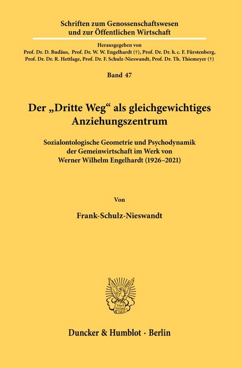 Der "Dritte Weg" als gleichgewichtiges Anziehungszentrum. - Frank Schulz-Nieswandt