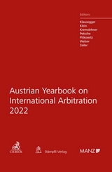 Austrian Yearbook on International Arbitration 2022 - 